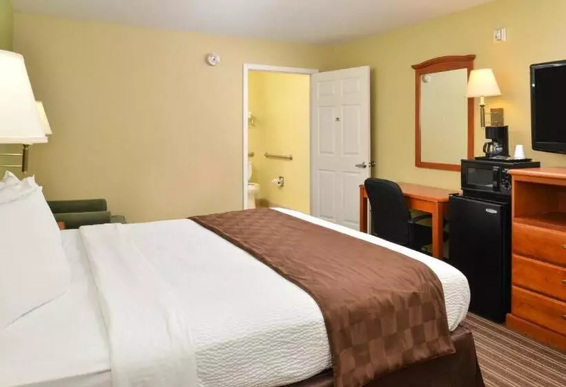 キングサイズベッドのスタンダードルーム, Americas Best Value Inn And Suites Little Rock
