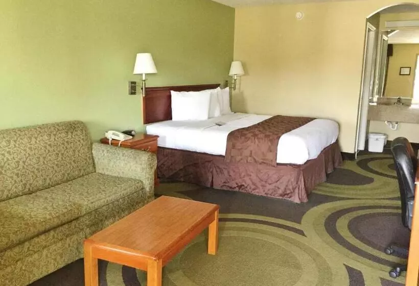 キングサイズベッドのスタンダードルーム, Americas Best Value Inn And Suites Little Rock