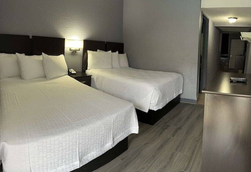 ２ダブルベッドのスタンダードルーム, Americas Best Value Inn And Suites Groves