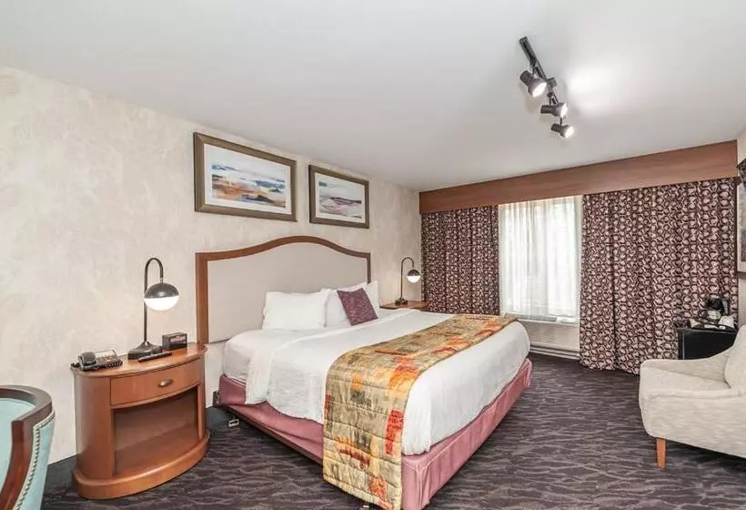 キングサイズベッドのスタンダードルーム, Bellissimo Hotel, Trademark By Wyndham Near Foxwoods Casino
