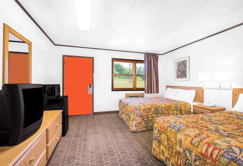 스탠다드 룸 더블 침대 2개, Knights Inn Pine Grove