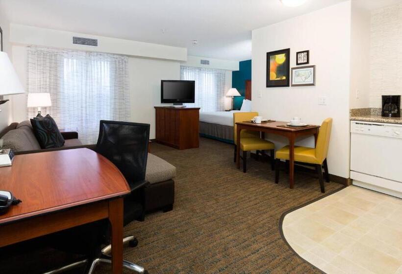 带大床的标准工作室, Residence Inn By Marriott Baton Rouge Near Lsu