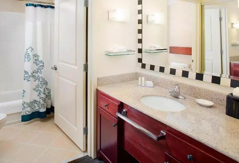 キングサイドベッドのスタンダードワンルーム, Residence Inn By Marriott Roanoke Airport