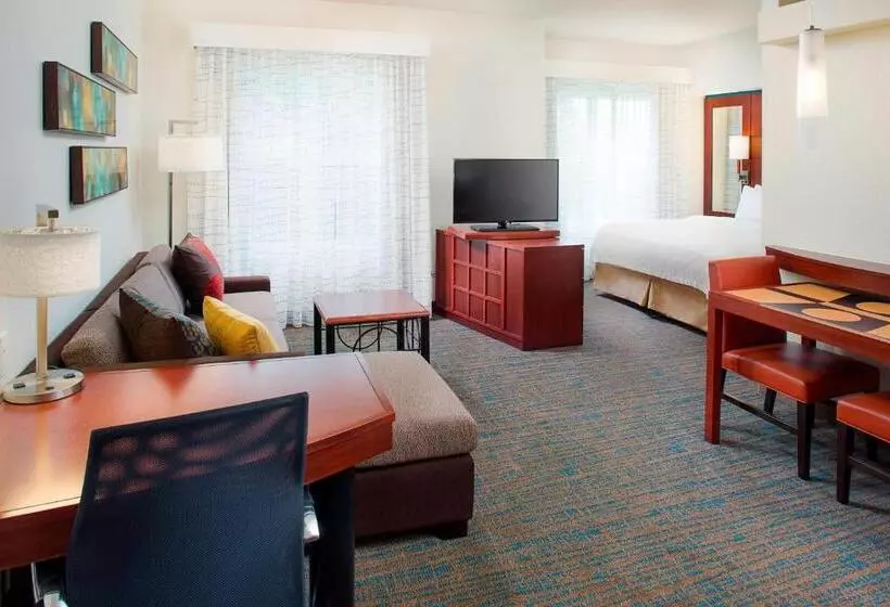 キングサイドベッドのスタンダードワンルーム, Residence Inn By Marriott Roanoke Airport