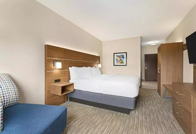 キングサイズベッドのスタンダードルーム, Holiday Inn Express & Suites Akron Regional Airport Area By Ihg