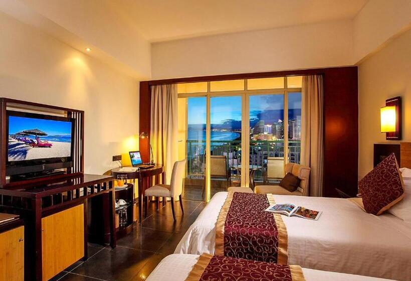 חדר דלוקס צדדי נוף לים, Shengyi Holiday Villa