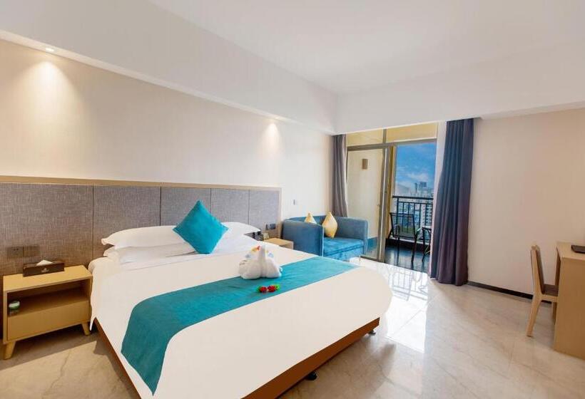 חדר דלוקס צדדי נוף לים, Shengyi Holiday Villa