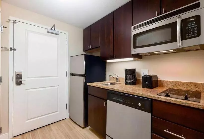 キングサイドベッドのスタンダードワンルーム, Towneplace Suites Joliet South