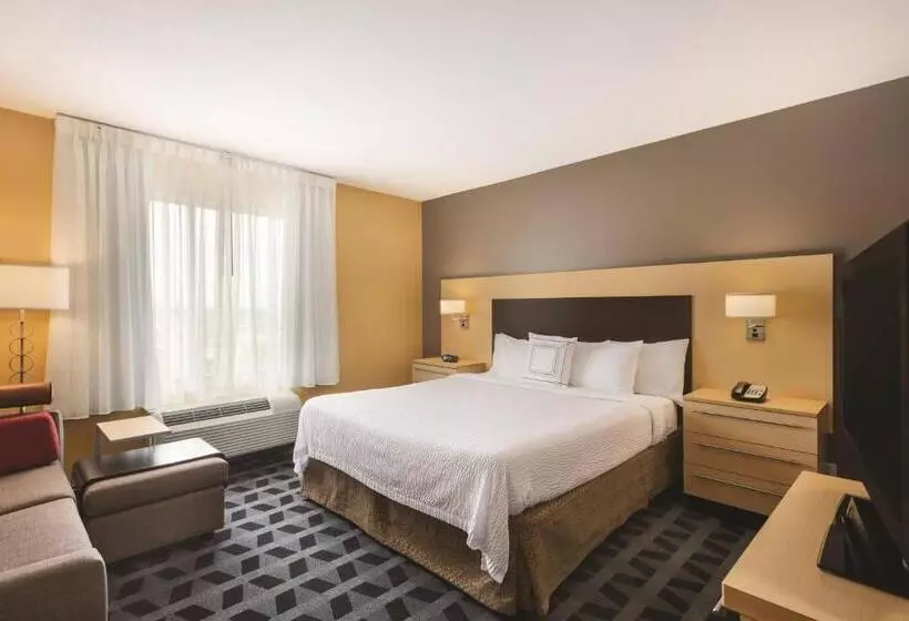 キングサイドベッドのスタンダードワンルーム, Towneplace Suites Joliet South