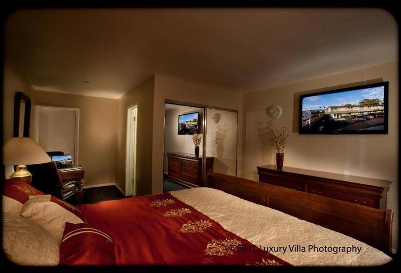 带大床的标准间, Crystal Lodge Motel