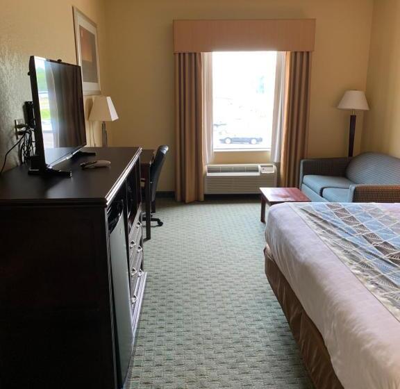 חדר סטנדרט עם מיטת קינג, Ambassador Inn & Suites