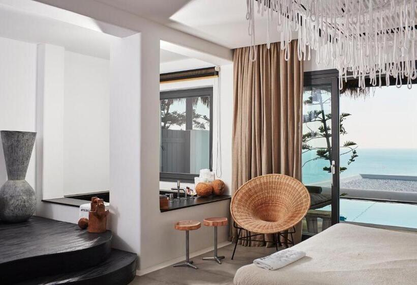 סוויטה עם בריכה, Myconian Utopia Relais & Chateaux