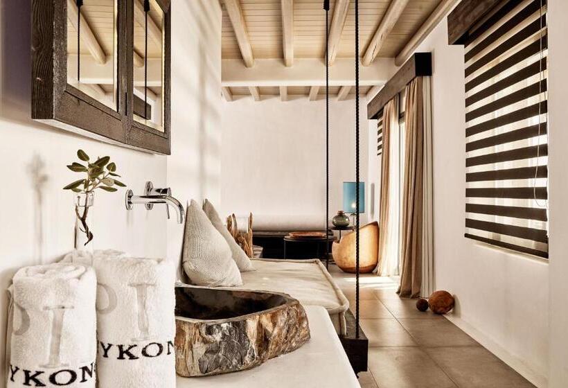 סוויטה עם ג'קוזי, Myconian Utopia Relais & Chateaux