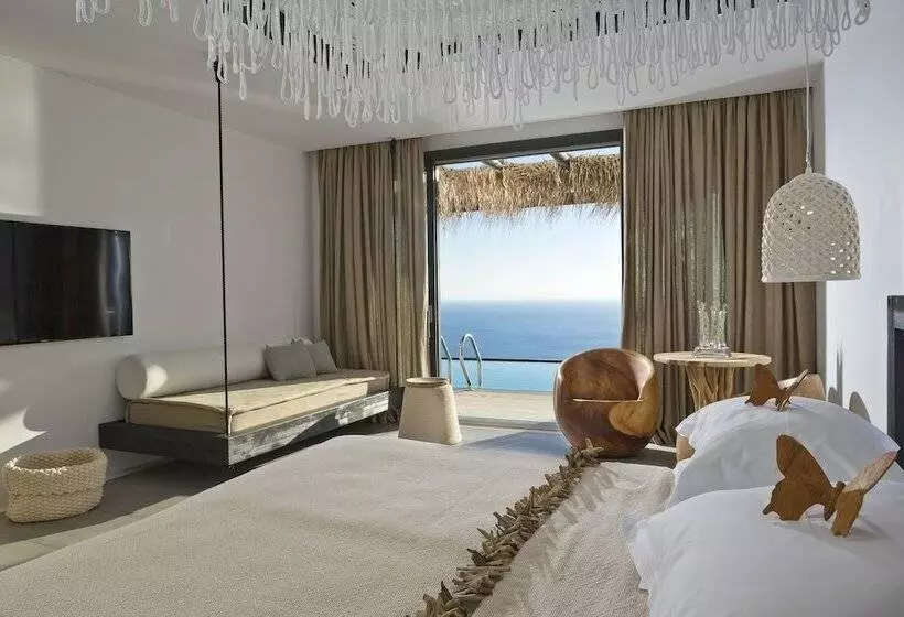 ５寝室のヴィラ, Myconian Utopia Relais & Chateaux