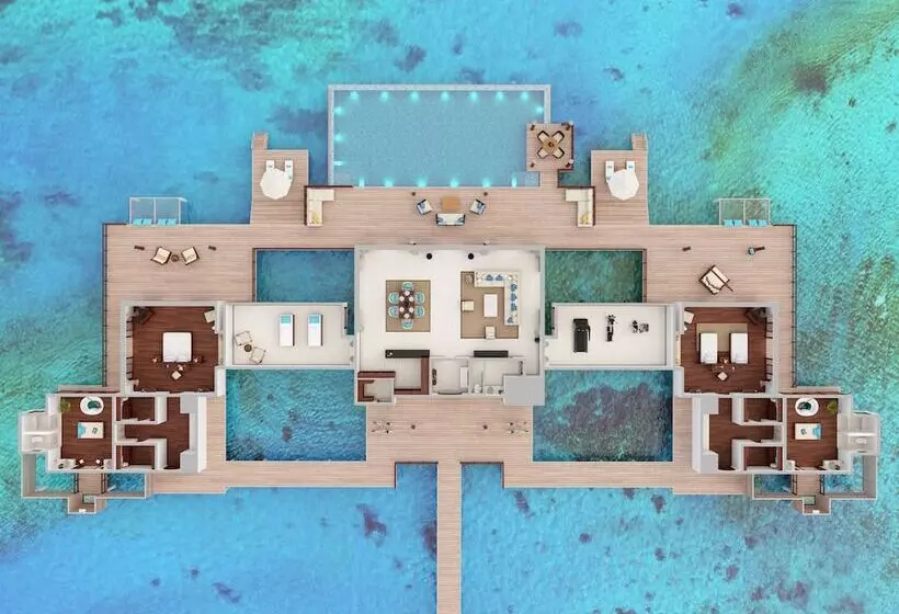 2 Bedroom Apartment with Pool, Anantara Kihavah Maldives Villas