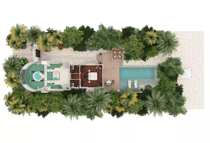 ویلای یک اتاق خوابه با استخر شنا, Anantara Kihavah Maldives Villas