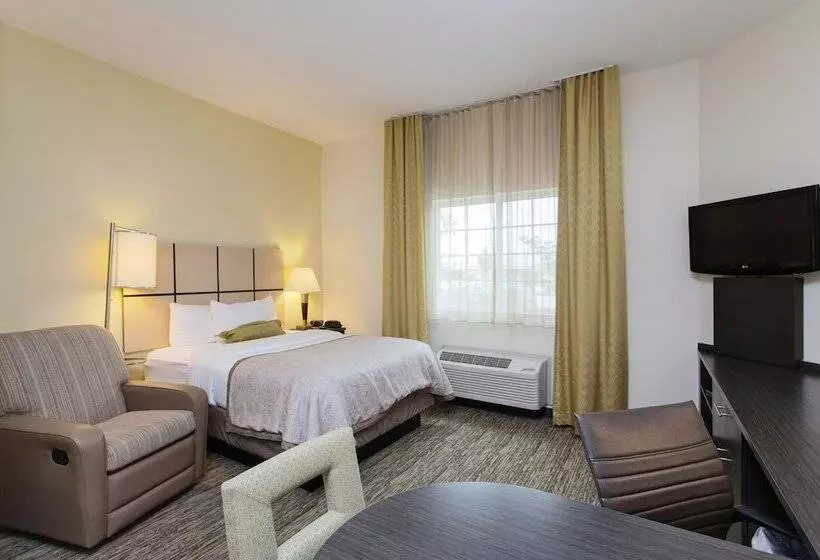 キングサイドベッドのスタンダードワンルーム, Candlewood Suites San Marcos, An Ihg