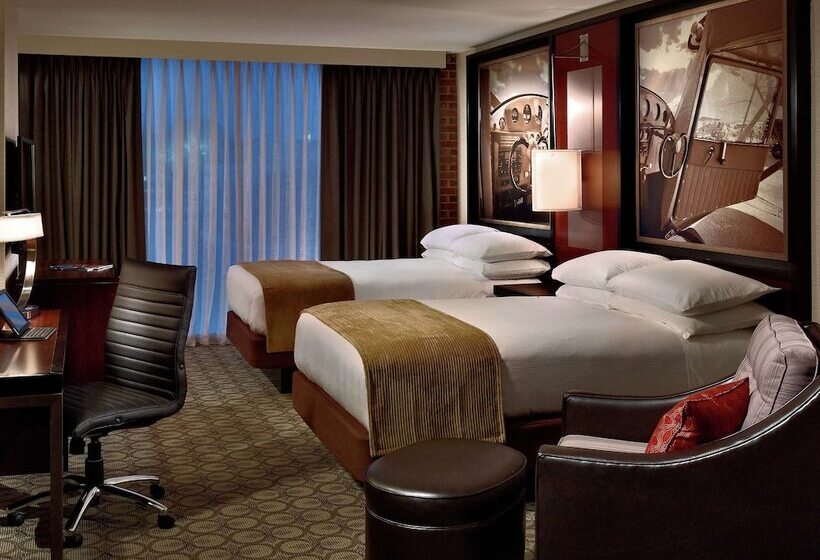 带2个双人床的标准工作室, Doubletree By Hilton Hotel & Suites Charleston Airport