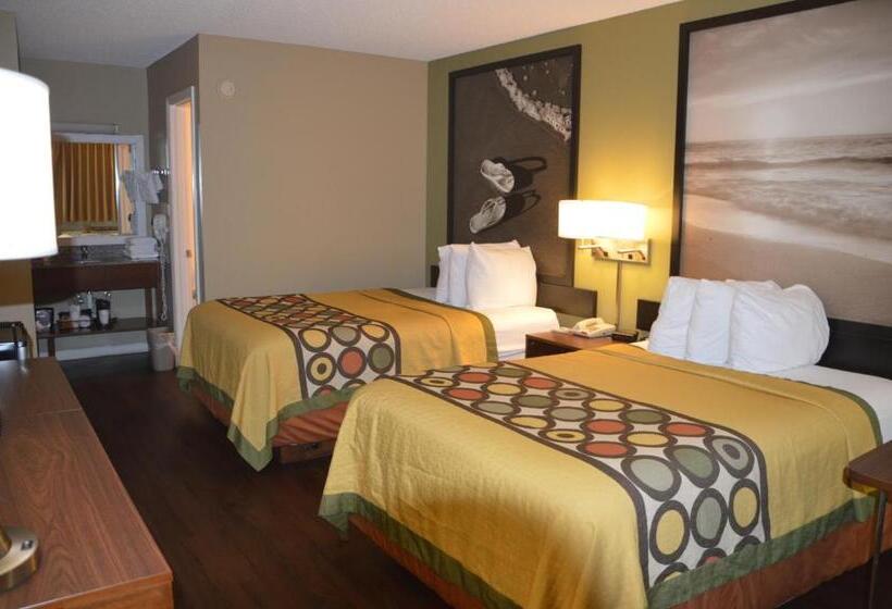 غرفه قياسيه سريرين مزدوجين, Super 8 By Wyndham Monticello