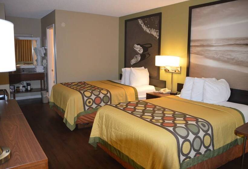 غرفه قياسيه سريرين مزدوجين, Super 8 By Wyndham Monticello