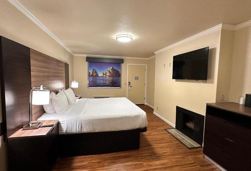 스탠다드 룸 킹사이즈 침대, Beachwalker Inn Cayucos