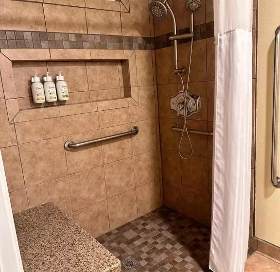 身障者適用キングサイズベッドルーム, Beachwalker Inn Cayucos