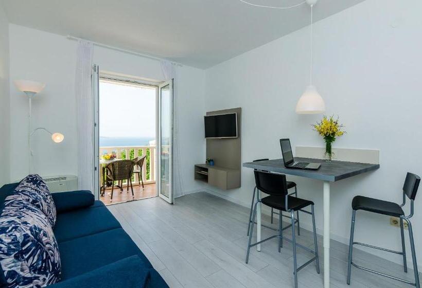 شقة سوبيريور غرفة نوم واحدة مطلّة علي البحر, Villa Panorama Dubrovnik