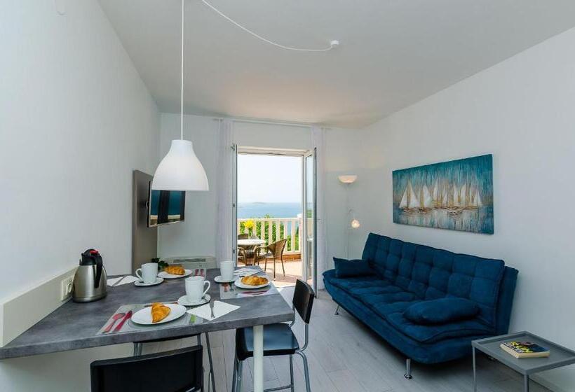 شقة ديلوكس غرفة نوم واحدة مطلة على البحر, Villa Panorama Dubrovnik