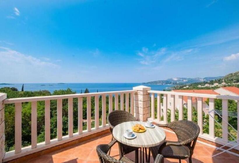 شقة ديلوكس غرفة نوم واحدة مطلة على البحر, Villa Panorama Dubrovnik