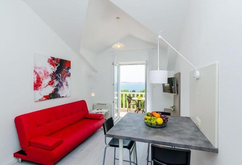 آپارتمان پرمیوم 1 خوابه با چشم‌انداز دریا, Villa Panorama Dubrovnik