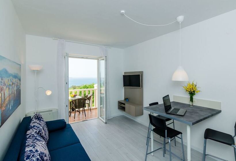 شقة سوبيريور غرفة نوم واحدة مطلّة علي البحر, Villa Panorama Dubrovnik