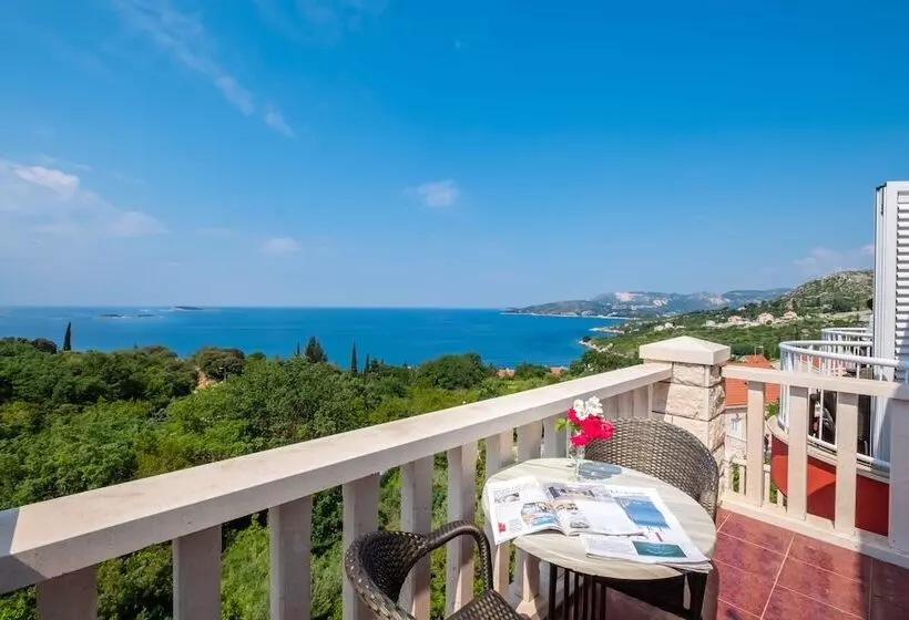 プレミアムアパートメント、1ベッドルーム 、オーシャンビュー, Villa Panorama Dubrovnik