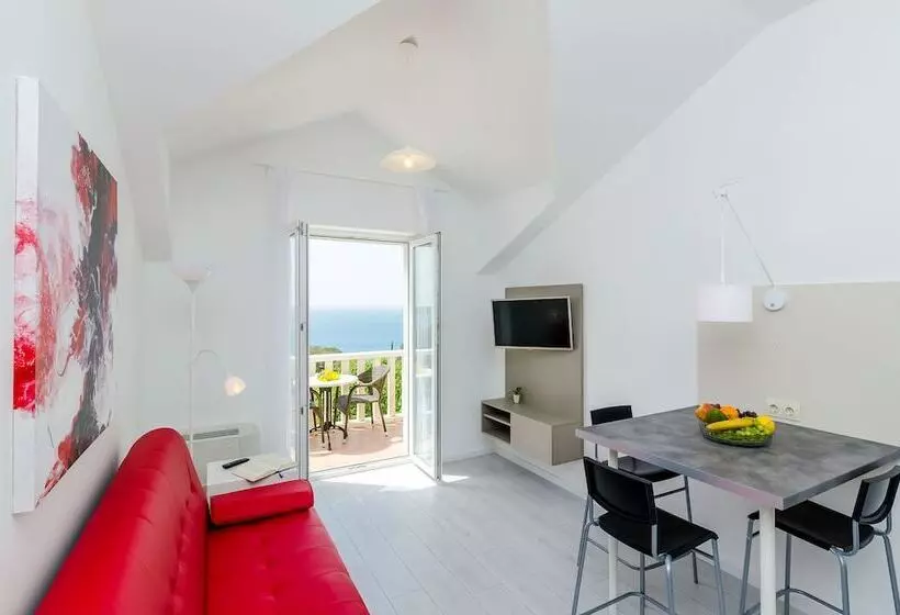 プレミアムアパートメント、1ベッドルーム 、オーシャンビュー, Villa Panorama Dubrovnik