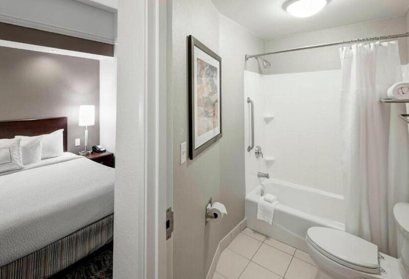 带大床的套房, Springhill Suites Columbus