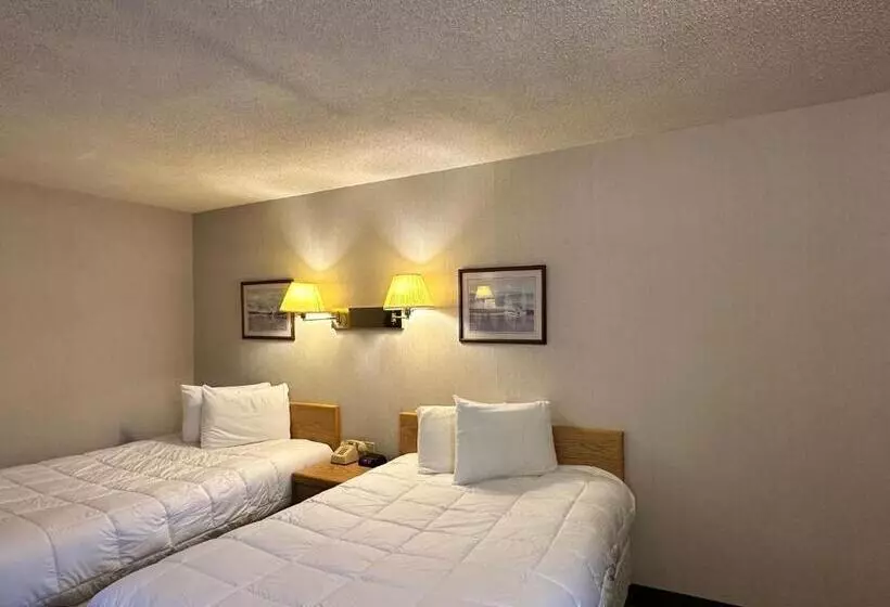 ２ダブルベッドのスタンダードルーム, Maple Leaf Inn Lake Placid