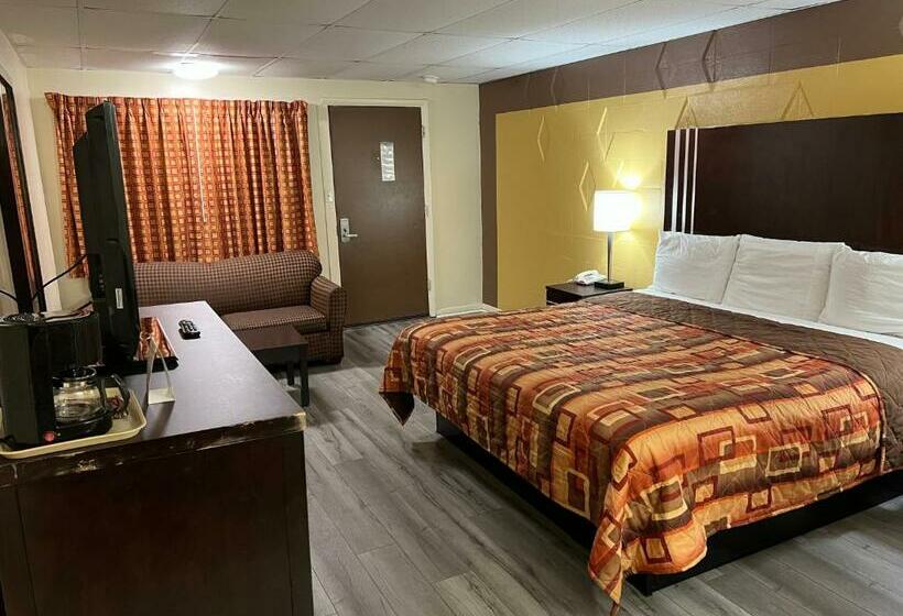 キングサイズベッドのスタンダードルーム, Scottish Inns Tonawanda