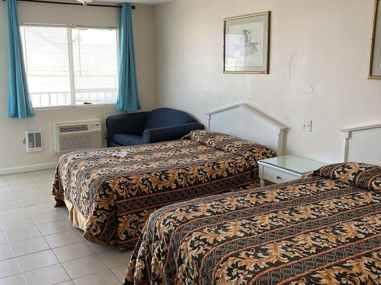 חדר סטנדרט שתי מיטות זוגיות, Surfside Motel Seaside Heights