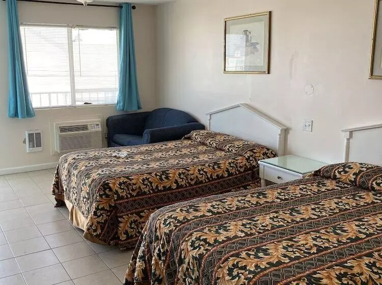 ２ダブルベッドのスタンダードルーム, Surfside Motel   Seaside Heights