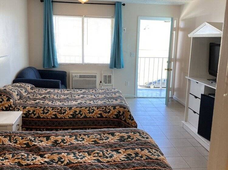 חדר סטנדרט שתי מיטות זוגיות, Surfside Motel   Seaside Heights