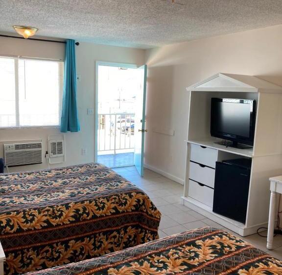 חדר סטנדרט שתי מיטות זוגיות, Surfside Motel Seaside Heights