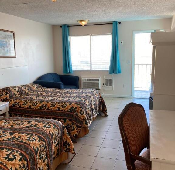 חדר סטנדרט שתי מיטות זוגיות, Surfside Motel   Seaside Heights