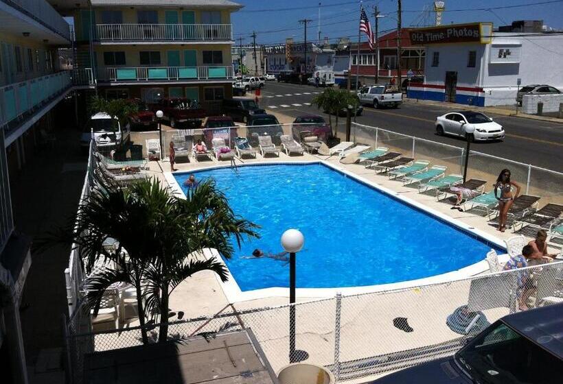חדר סטנדרט שתי מיטות זוגיות, Surfside Motel Seaside Heights