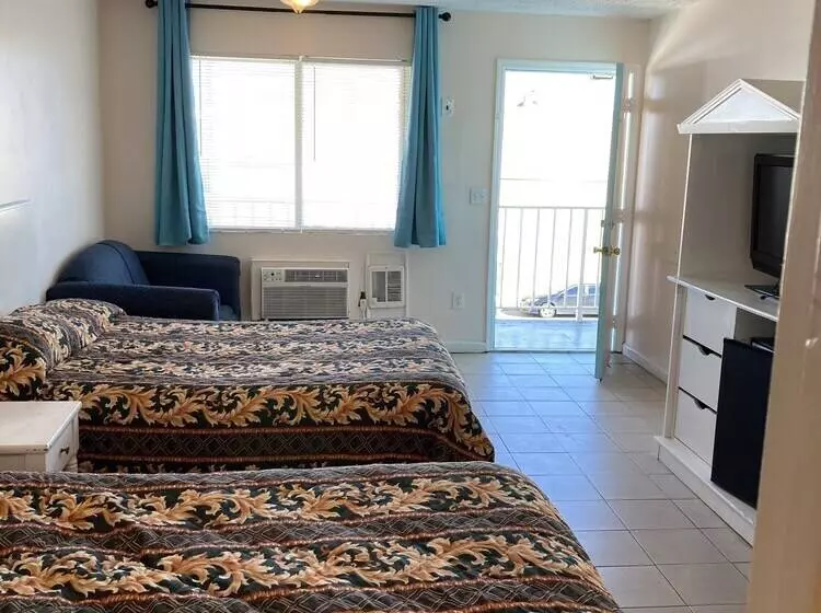 ２ダブルベッドのスタンダードルーム, Surfside Motel   Seaside Heights