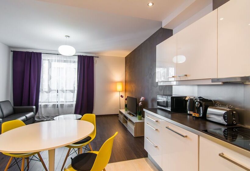 1 Yatak Odalı Lüks Daire, Inqse Warsaw | Centre