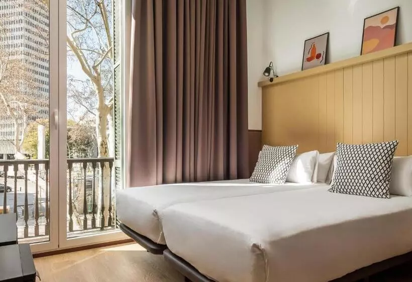 اتاق استاندارد با چشم‌انداز شهر, Bypillow Ramblas