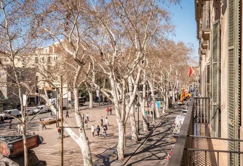 اتاق استاندارد با چشم‌انداز شهر, Bypillow Ramblas