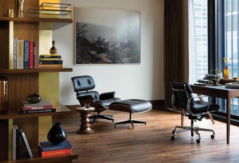 اتاق اجرایی با تخت بزرگ, The Langham, Chicago