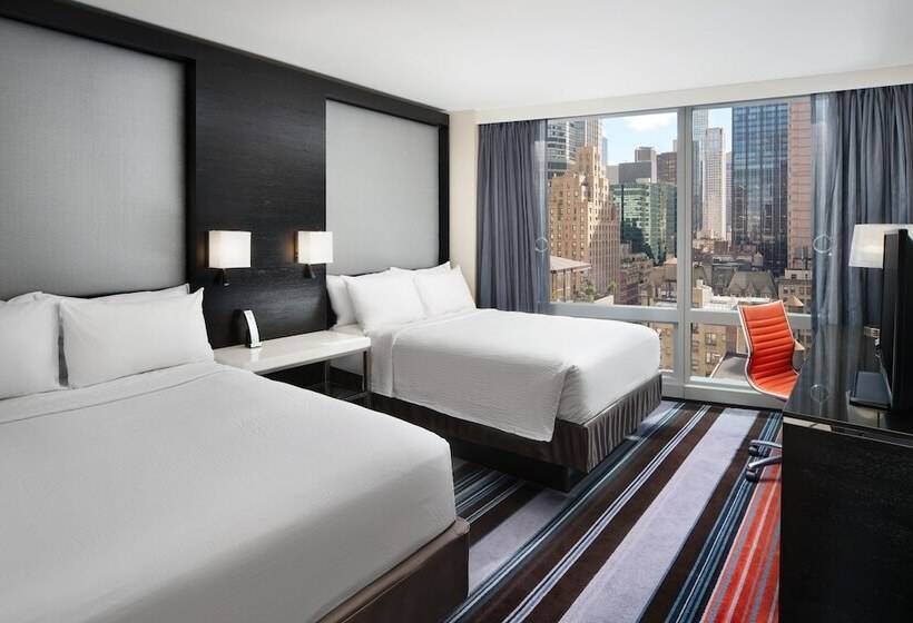 اتاق استاندارد با 2 تخت دوبل, Courtyard By Marriott New York Manhattan/central Park