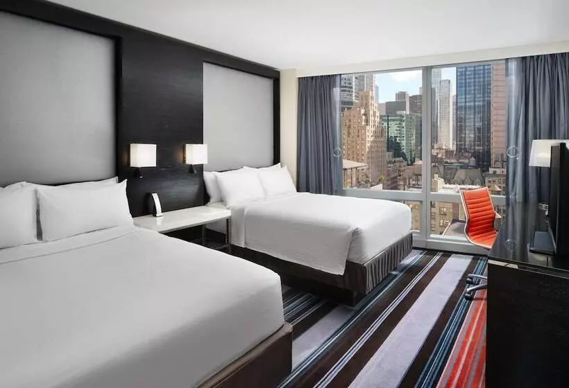 اتاق استاندارد با 2 تخت دوبل, Courtyard By Marriott New York Manhattan/central Park