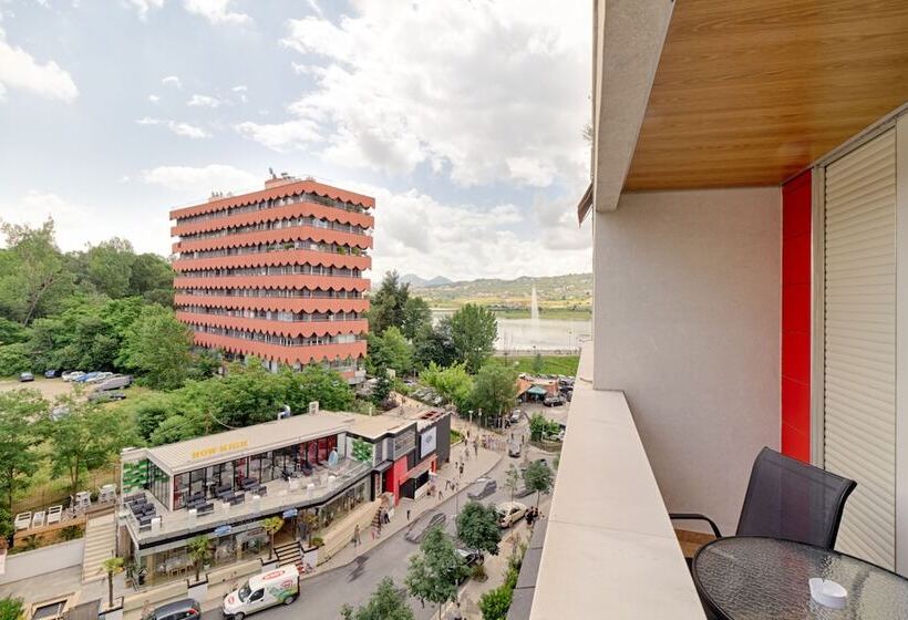 带2个卧室的公寓, The Rooms Serviced Apartments Tirana